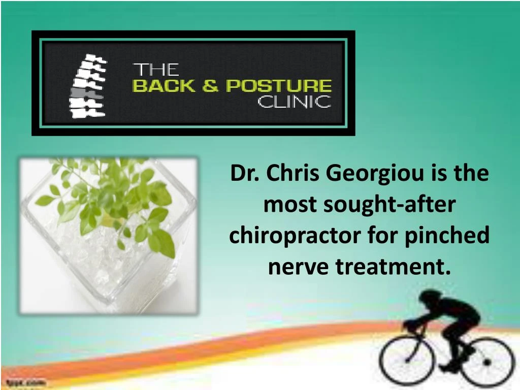 dr chris georgiou is the most sought after chiropractor for pinched nerve treatment