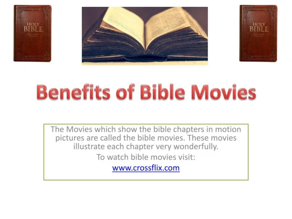 Benefits of Bible Movies