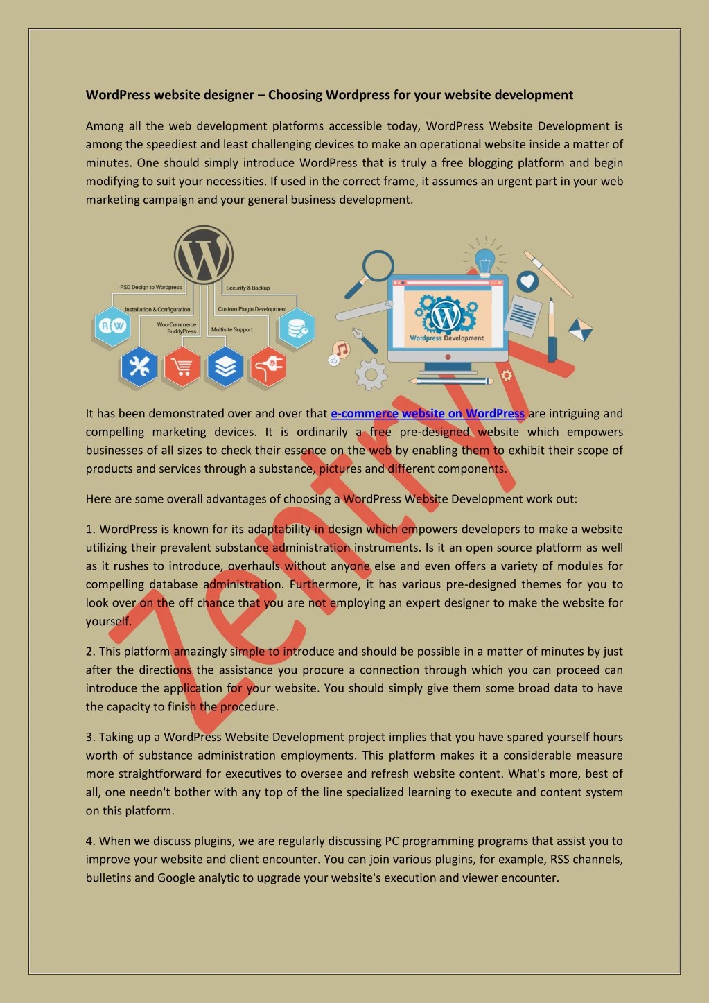 wordpress website designer choosing wordpress