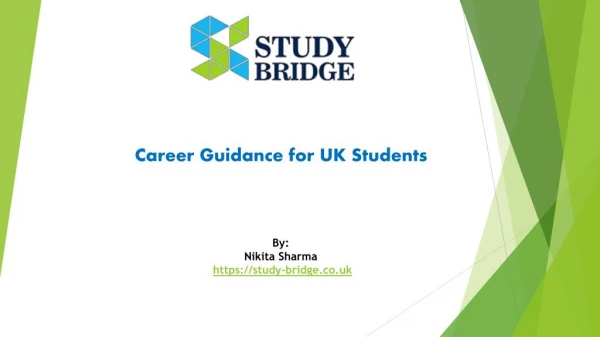 Career Guidance for UK Students Study Bridge