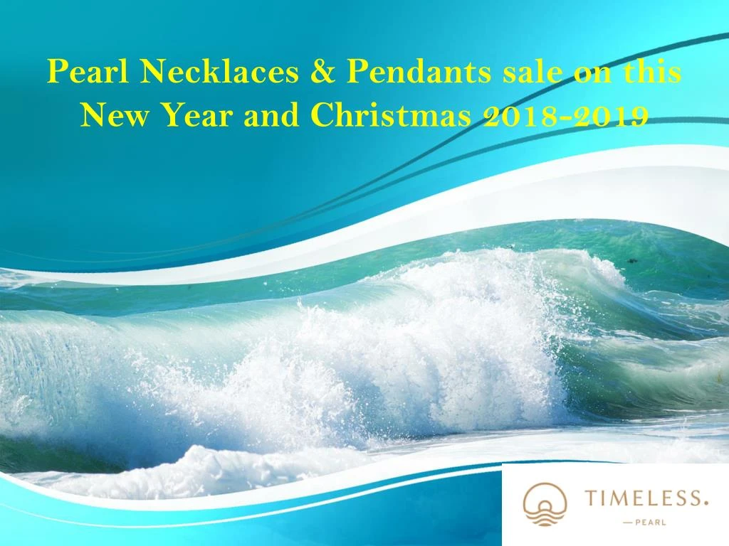 pearl necklaces pendants sale on this new year
