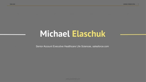 Michael Elaschuk - Former Account Executive, Synnex