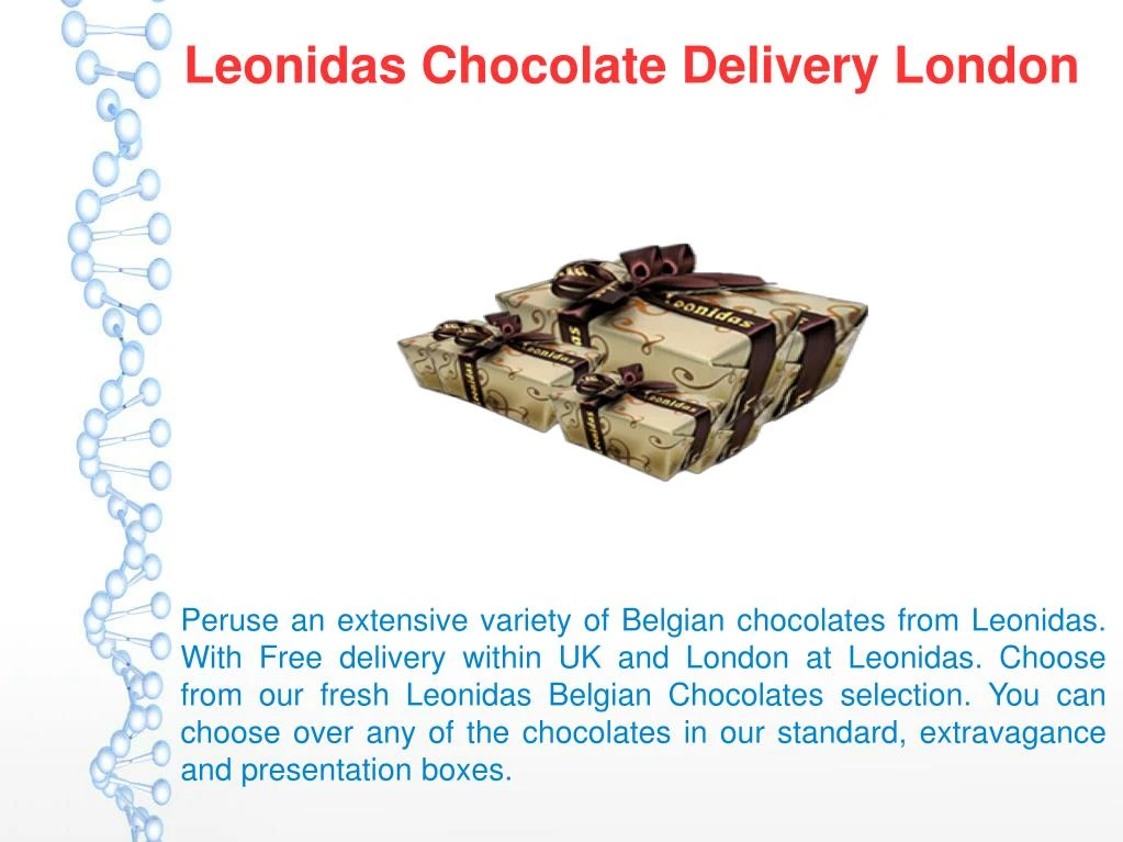 leonidas chocolate delivery london