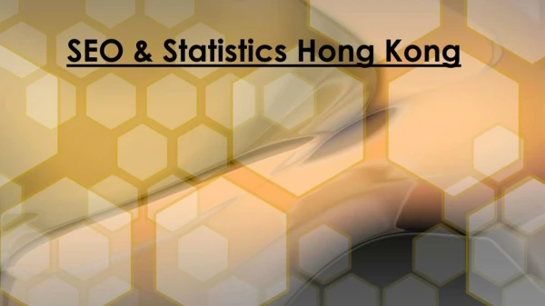 SEO & Statistics Hong Kong