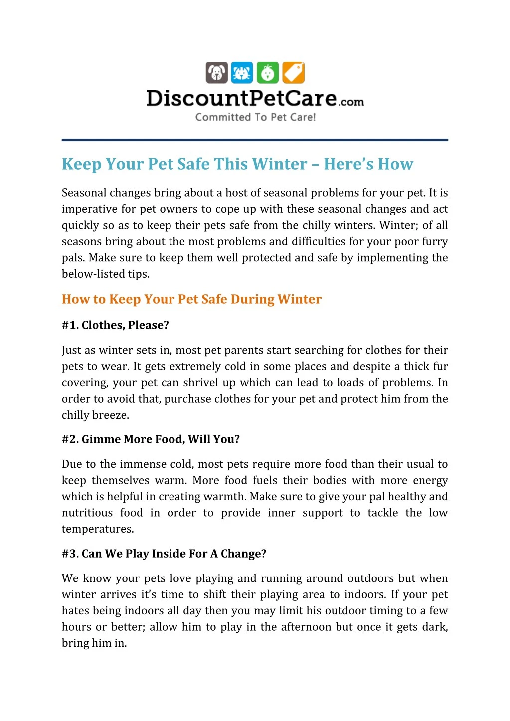 keep your pet safe this winter here s how