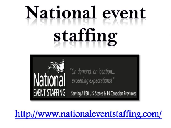 National event staffing - www.nationaleventstaffing.com