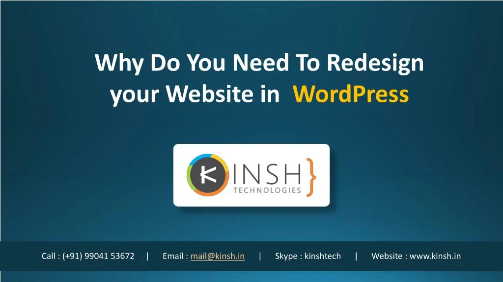 why do you need to redesign your website