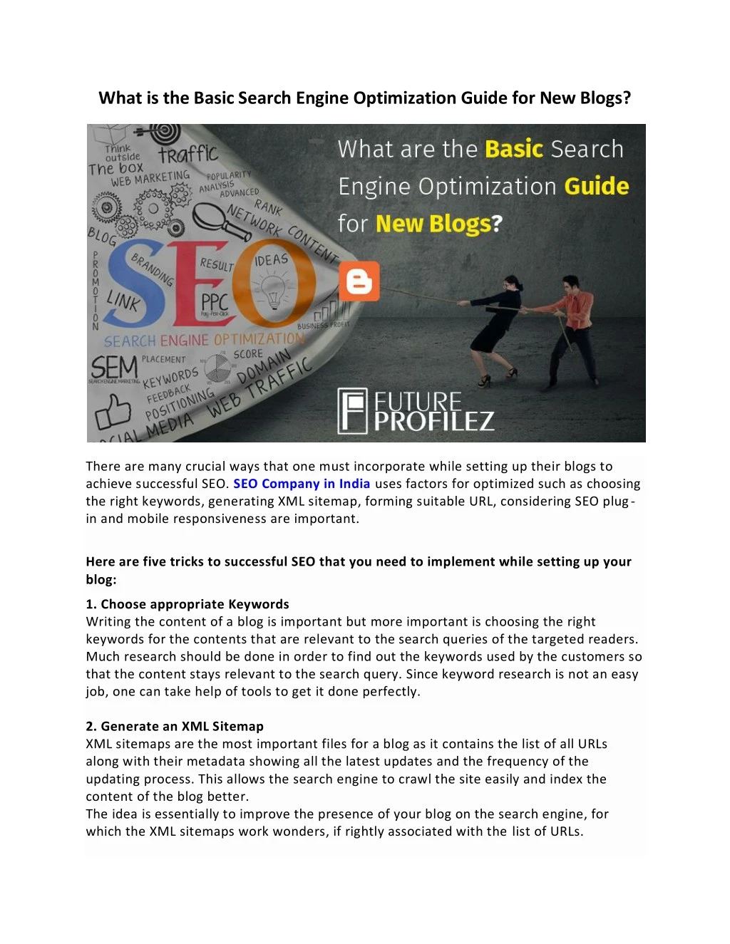 what is the basic search engine optimization