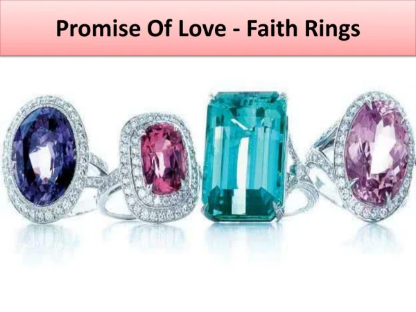 Promise Of Love - Faith Rings