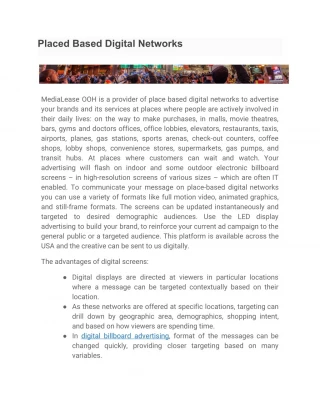 Led Display Advertising and Electronic Billboard Advertising - slide 1
