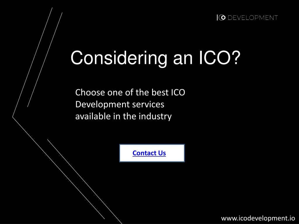 considering an ico