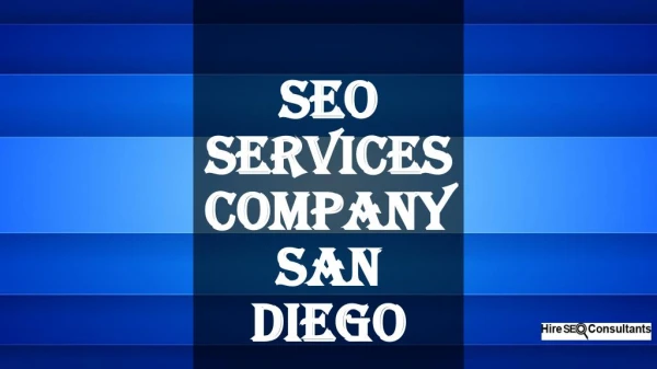 SEO Services Company San Diego