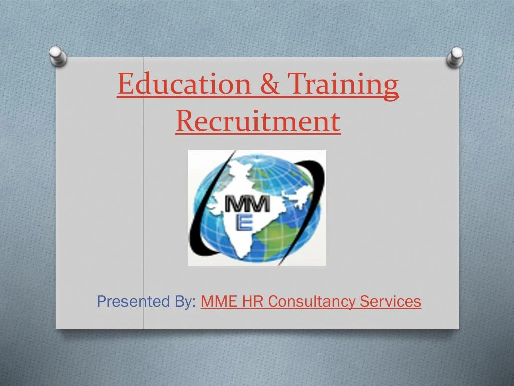 education training recruitment