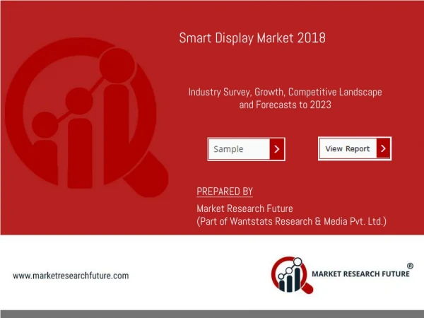 Smart Display Market 2018 Global Key Players Analysis, Opportunities and Growth Forecast to 2023