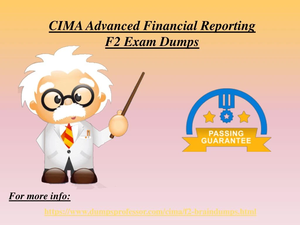 cima advanced financial reporting f2 exam dumps