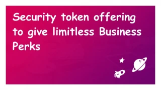 Security Token Offering Services - slide 1