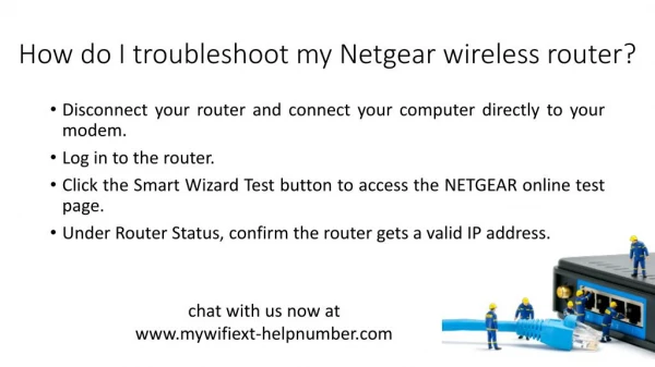 How do I troubleshoot my Netgear wireless router?
