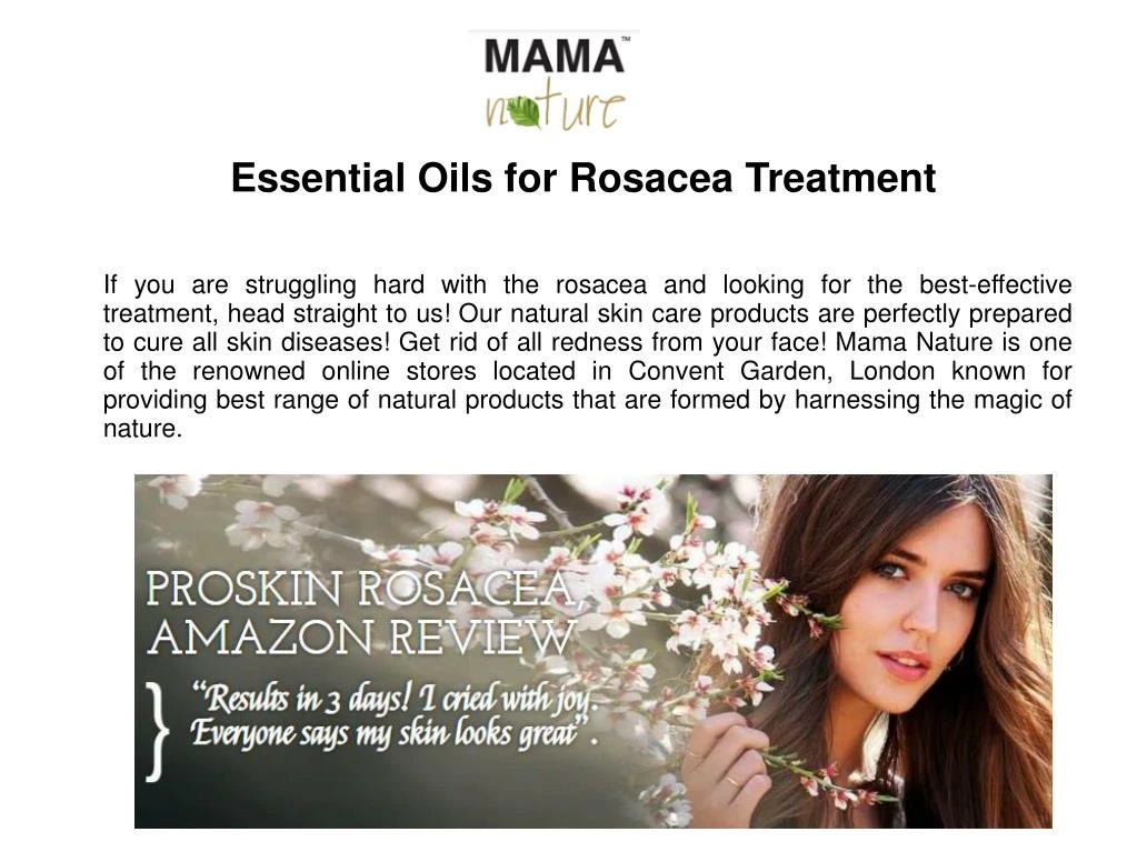 essential oils for rosacea treatment