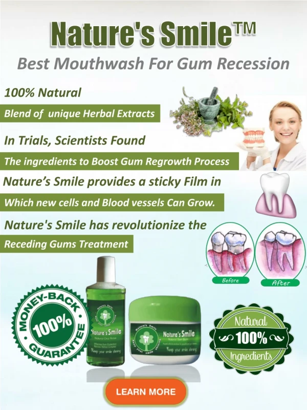 Natural Mouthwash for Receding Gums