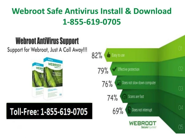 Webroot Safe Antivirus Install & Download 1-855-619-0705