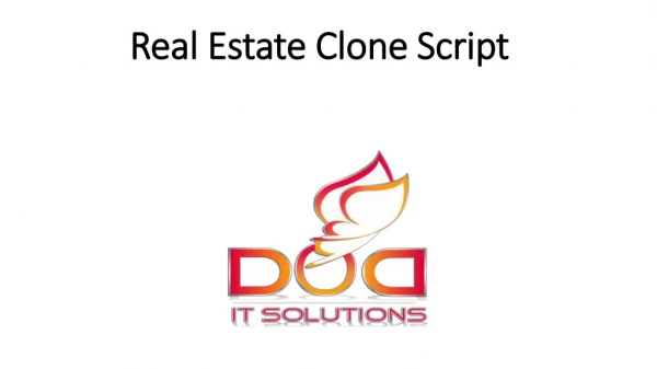 Realestate clone script