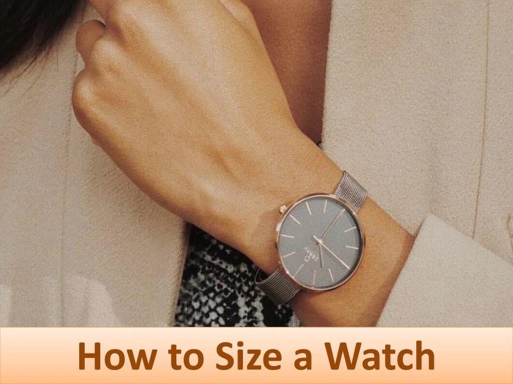 how to size a watch