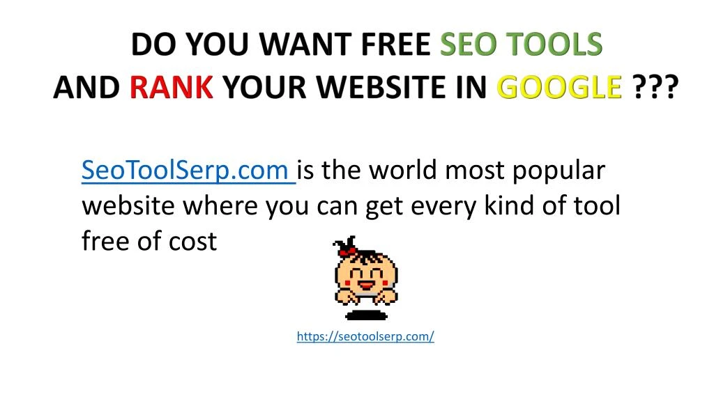 do you want free seo tools and rank your website