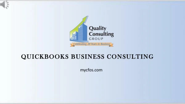 quickbooks business consulting