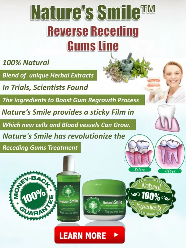 Natural Treatment For Receding Gums