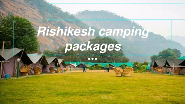 camping package in rishikesh