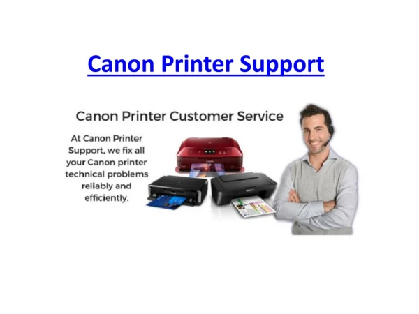 Canon Printer Support Customer Service Toll-free Number