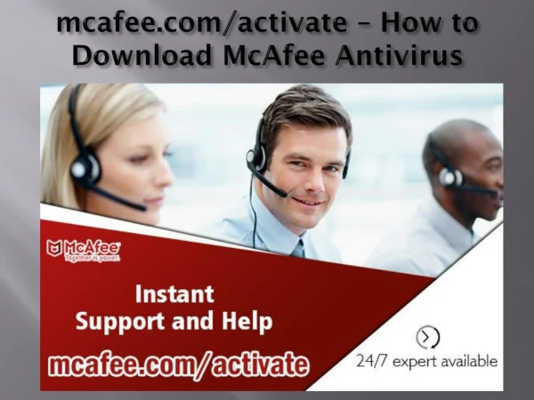 mcafee.com/activate - Download, Install and Activate McAfee Antivirus