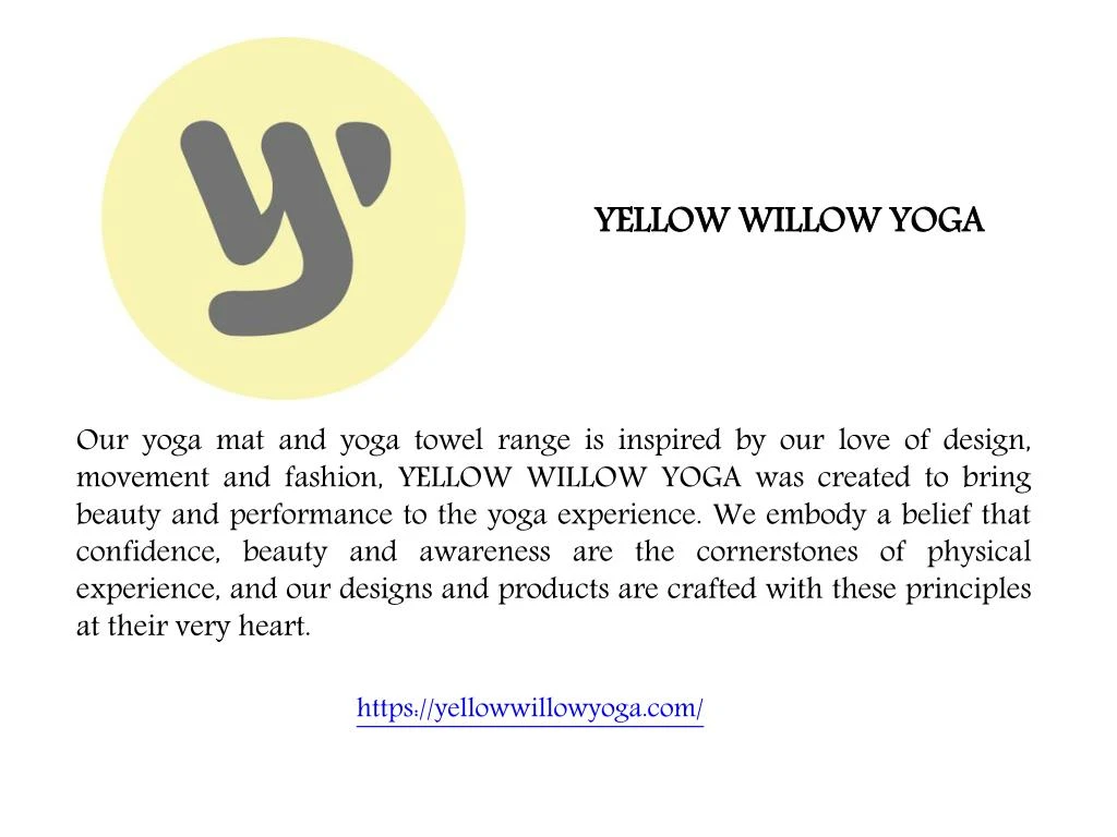 yellow willow yoga