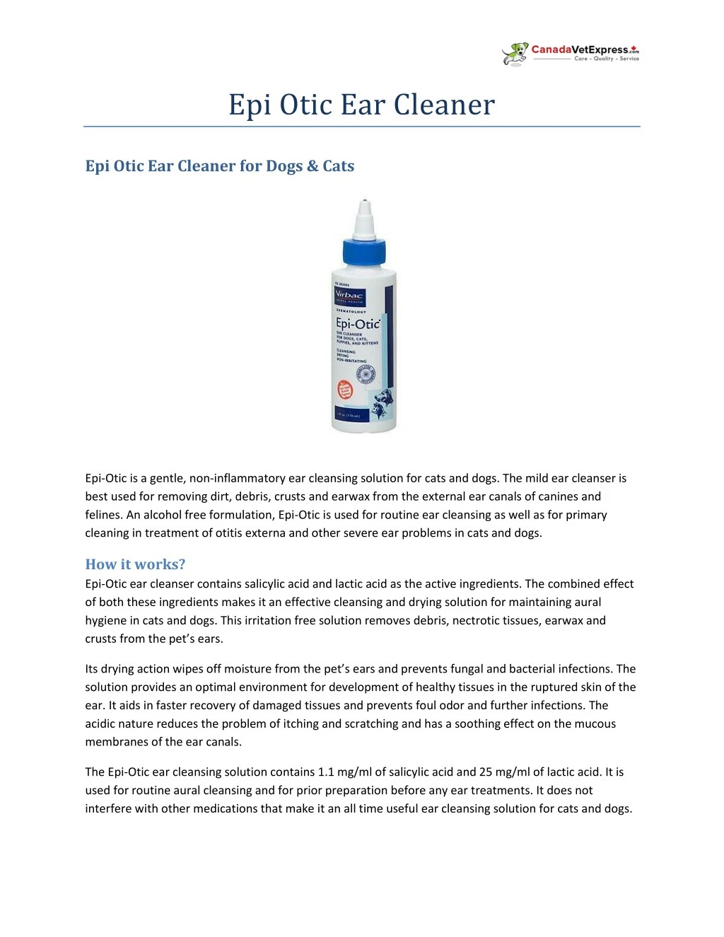 epi otic ear cleaner