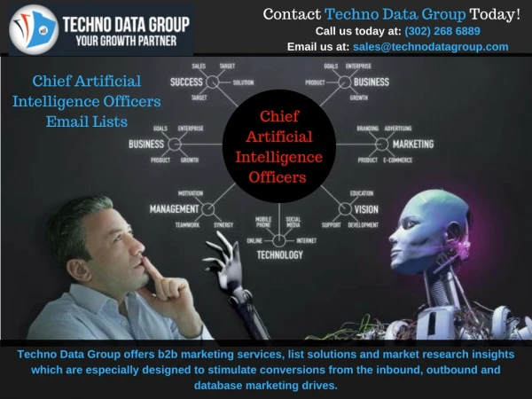 Chief Artificial Intelligence Officers Email List| CAIO Mailing Lists| CAIO Email Database
