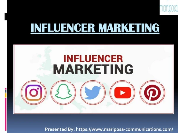 Influencer Marketing | Mariposa Communications