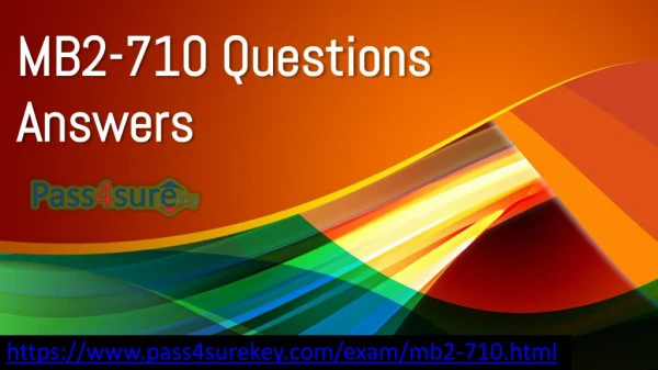 MB2-710 questions