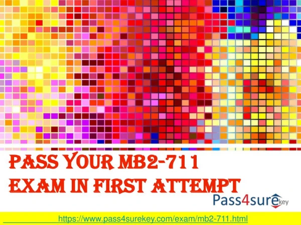MB2-711 exam in first attempt