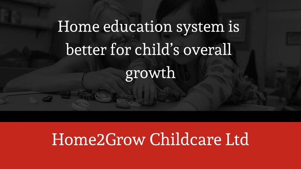 home education system is better for child