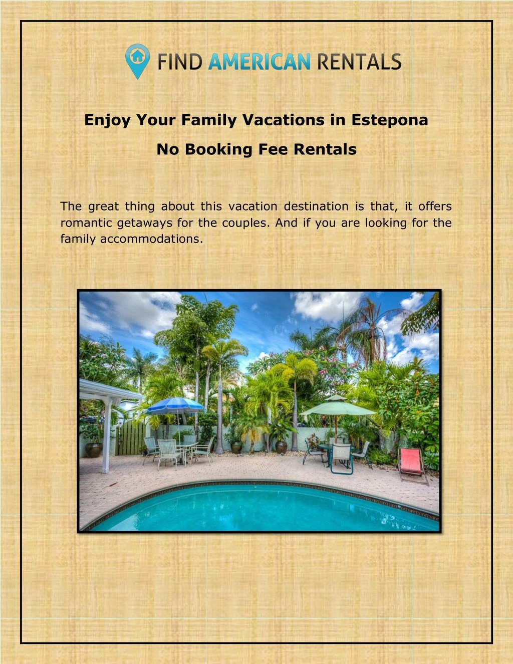 enjoy your family vacations in estepona