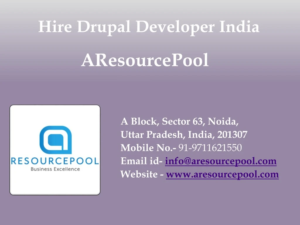 hire drupal developer india