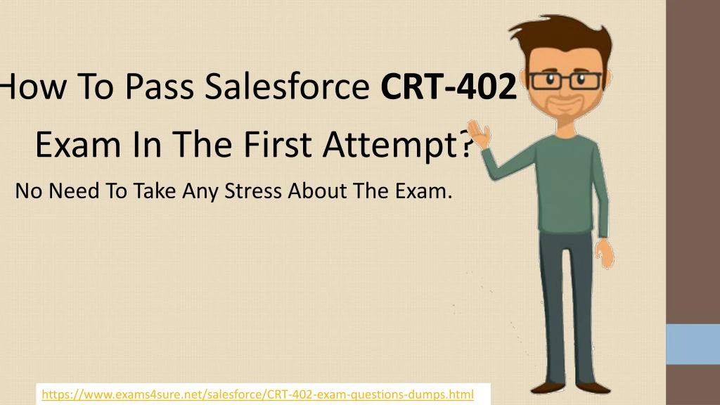 how to pass salesforce crt 402 exam in the first