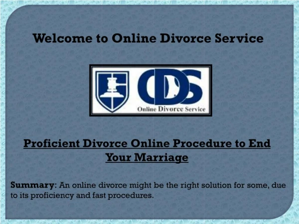 Apply for Divorce Online at onlinedivorceservice