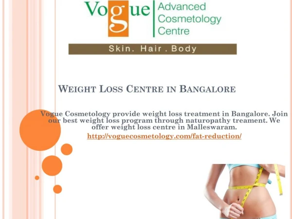 Weight loss Bangalore