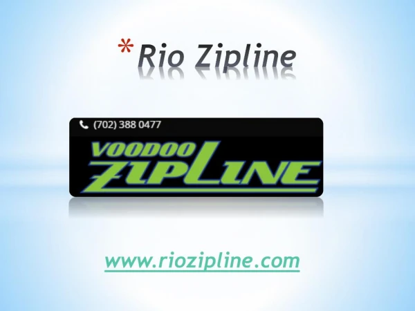 Rio Zipline - www.riozipline.com