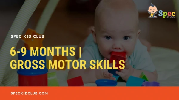 6-9 Months Baby Gross Motor Skills at Spec Kid Club