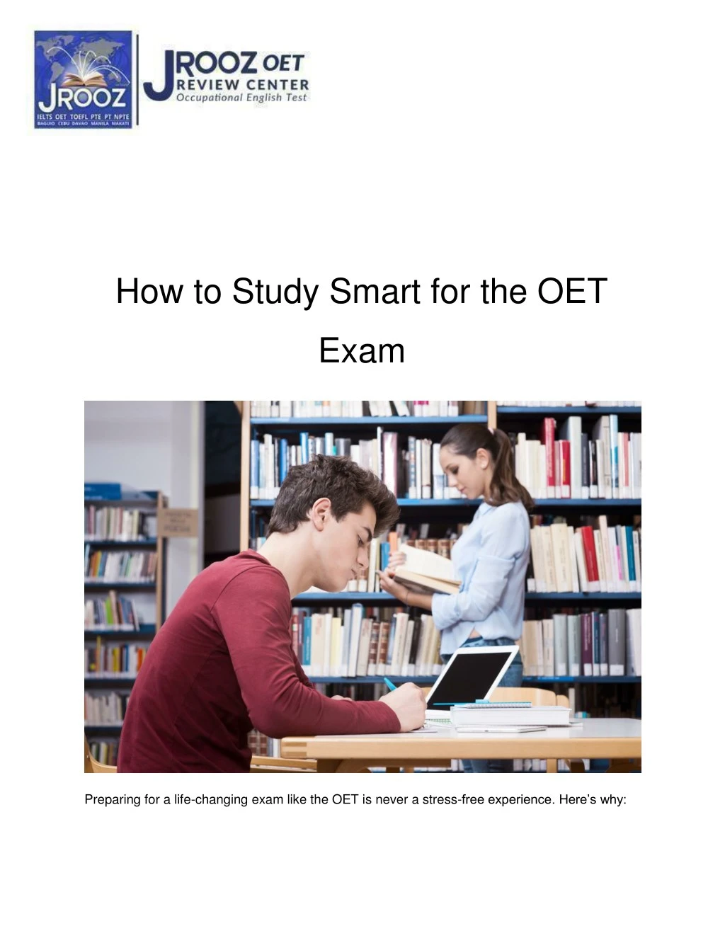 how to study smart for the oet