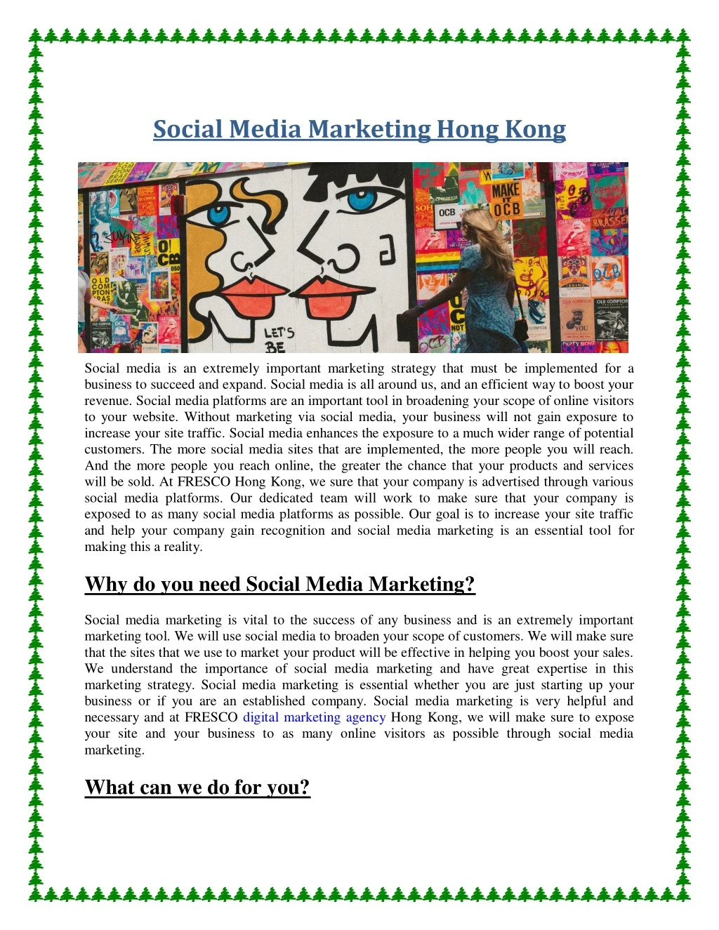 social media marketing hong kong