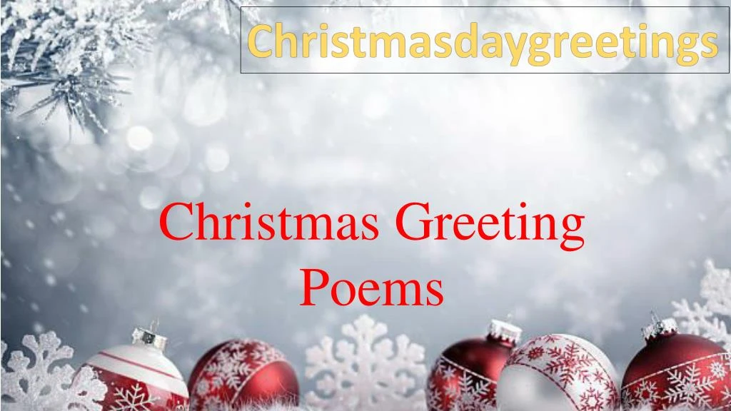 christmas poems wishes for friends