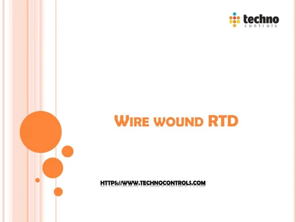 RTD Temperature Sensor at Techno controls